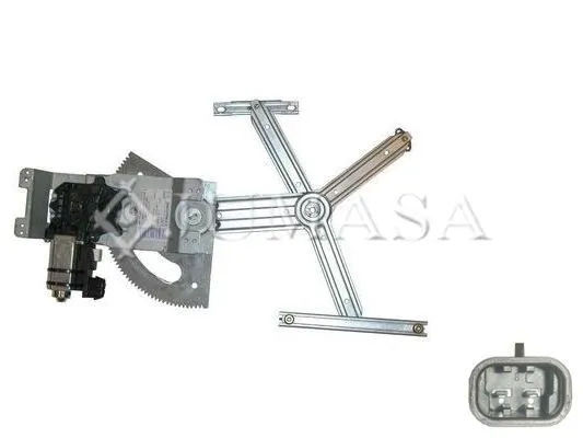 Mecanismo de acionamento de vidro da porta dianteira direita para Opel Astra F 53B