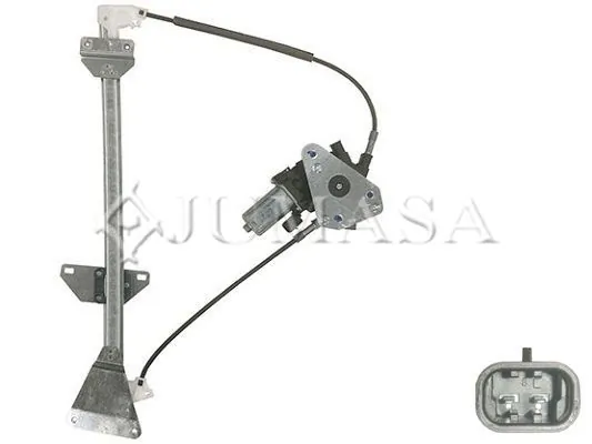 Mecanismo de acionamento de vidro da porta dianteira esquerda para Mitsubishi Pajero II Canvas Top V2W, V4W