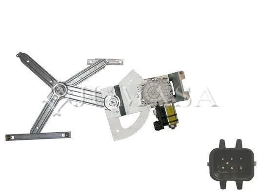 Mecanismo de acionamento de vidro da porta dianteira esquerda Opel Meriva A 