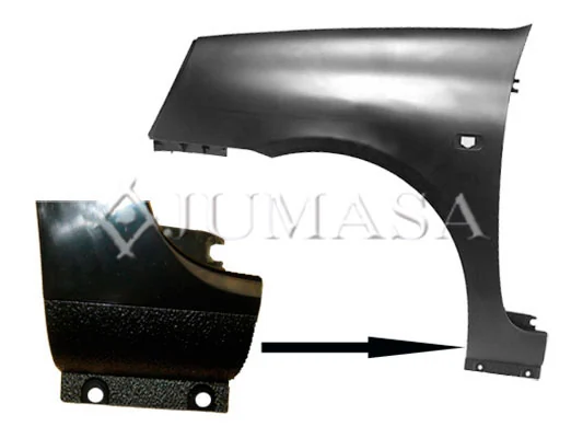 Pára-lama dianteiro esquerdo Renault Clio SYMBOL LB0, LB1, LB2