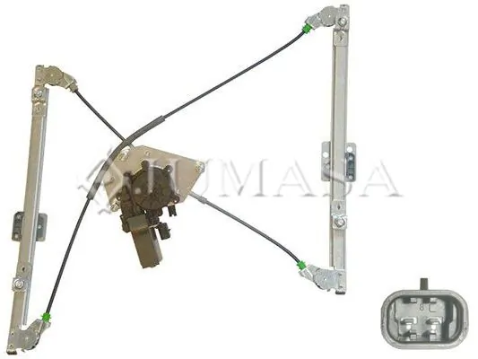 Mecanismo de acionamento de vidro da porta dianteira direita Skoda Felicia II 6U1