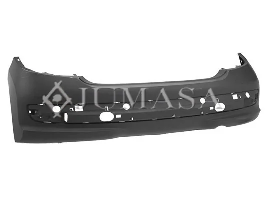 Pára-choque traseiro para Peugeot 207  WA, WC