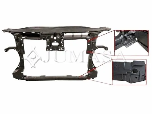 Suporte do radiador montado (painel de montagem de fixação das luzes) para Volkswagen Passat ALLTRACK B7 365