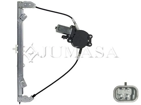  Mecanismo de acionamento de vidro da porta dianteira esquerda Fiat Panda II hatchback (169A) (2003 - 2013) II