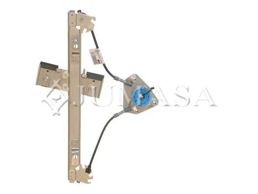  Mecanismo de acionamento de vidro da porta dianteira esquerda Ford Fiesta Mk6 hatchback (CB1) (2008 - 2016) Mk6