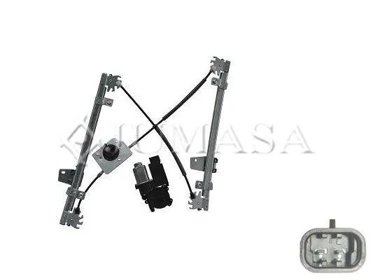  Mecanismo de acionamento de vidro da porta dianteira direita Nissan Primera sedan (P12) (2002 - 2008) 