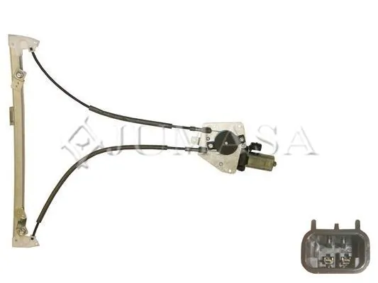  Mecanismo de acionamento de vidro da porta dianteira esquerda Citroen Saxo hatchback (S0, S1) (1996 - 2004) 