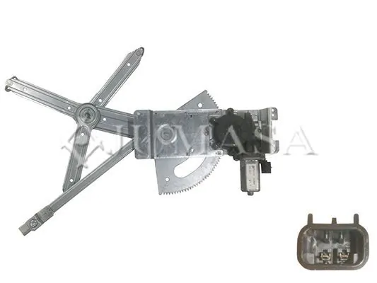  Mecanismo de acionamento de vidro da porta dianteira esquerda Opel Vectra B hatchback (38) (1995 - 2002) B