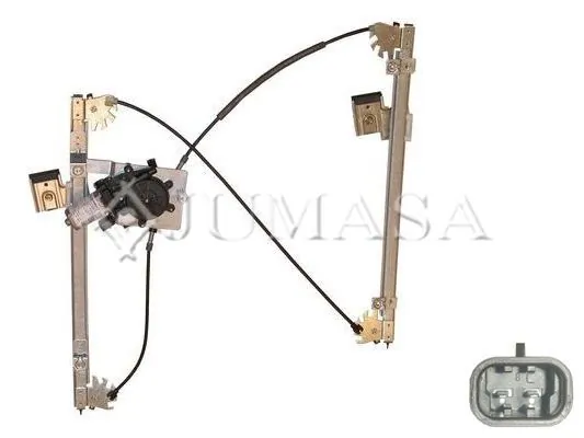 Mecanismo de acionamento de vidro da porta dianteira direita para Volkswagen Polo III 6N1