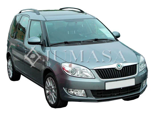 Pára-choque dianteiro para Skoda Fabia II 5J2, 542, 572, 582