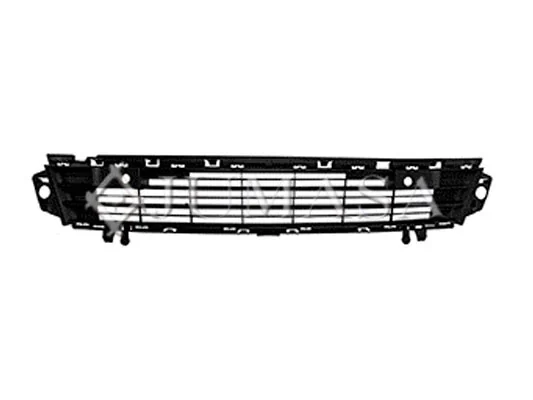 1613572680 Peugeot/Citroen Grelha central do pára-choque dianteiro