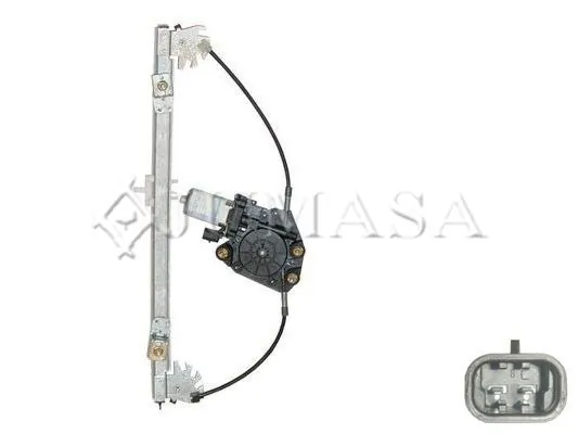  Mecanismo de acionamento de vidro da porta dianteira esquerda Fiat Brava hatchback (182) (1995 - 2001) 