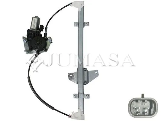 Mecanismo de acionamento de vidro da porta dianteira esquerda Nissan Note  E11