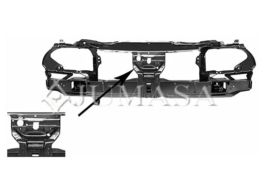 Suporte do radiador montado (painel de montagem de fixação das luzes) para Renault Scenic I JA0, JA1, FA0