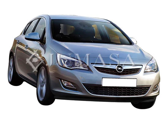 Mecanismo de acionamento de vidro da porta dianteira direita para Opel Astra J 
