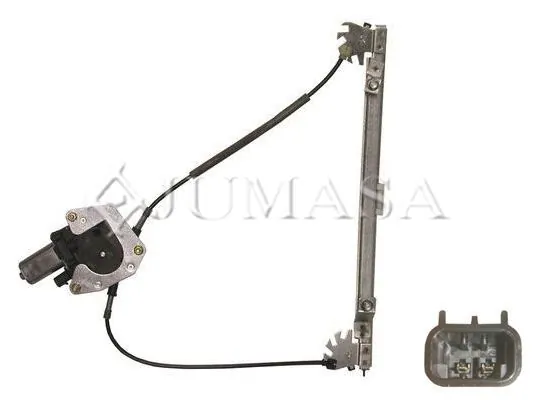 Mecanismo de acionamento de vidro da porta dianteira direita para Renault Megane I DA0, DA1