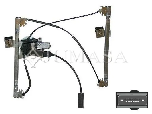 Mecanismo de acionamento de vidro da porta dianteira direita Volkswagen Golf 3 1H5