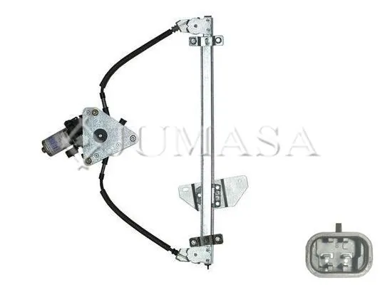 AC452 Magneti Marelli Mecanismo de acionamento de vidro da porta dianteira direita