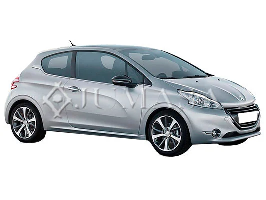 Mecanismo de acionamento de vidro da porta dianteira direita Peugeot 208 CA, CC