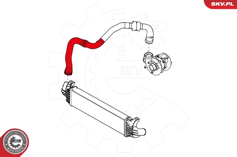 Mangueira (cano derivado) de intercooler SKV 24SKV880 preço, a partir de 37,08 USD