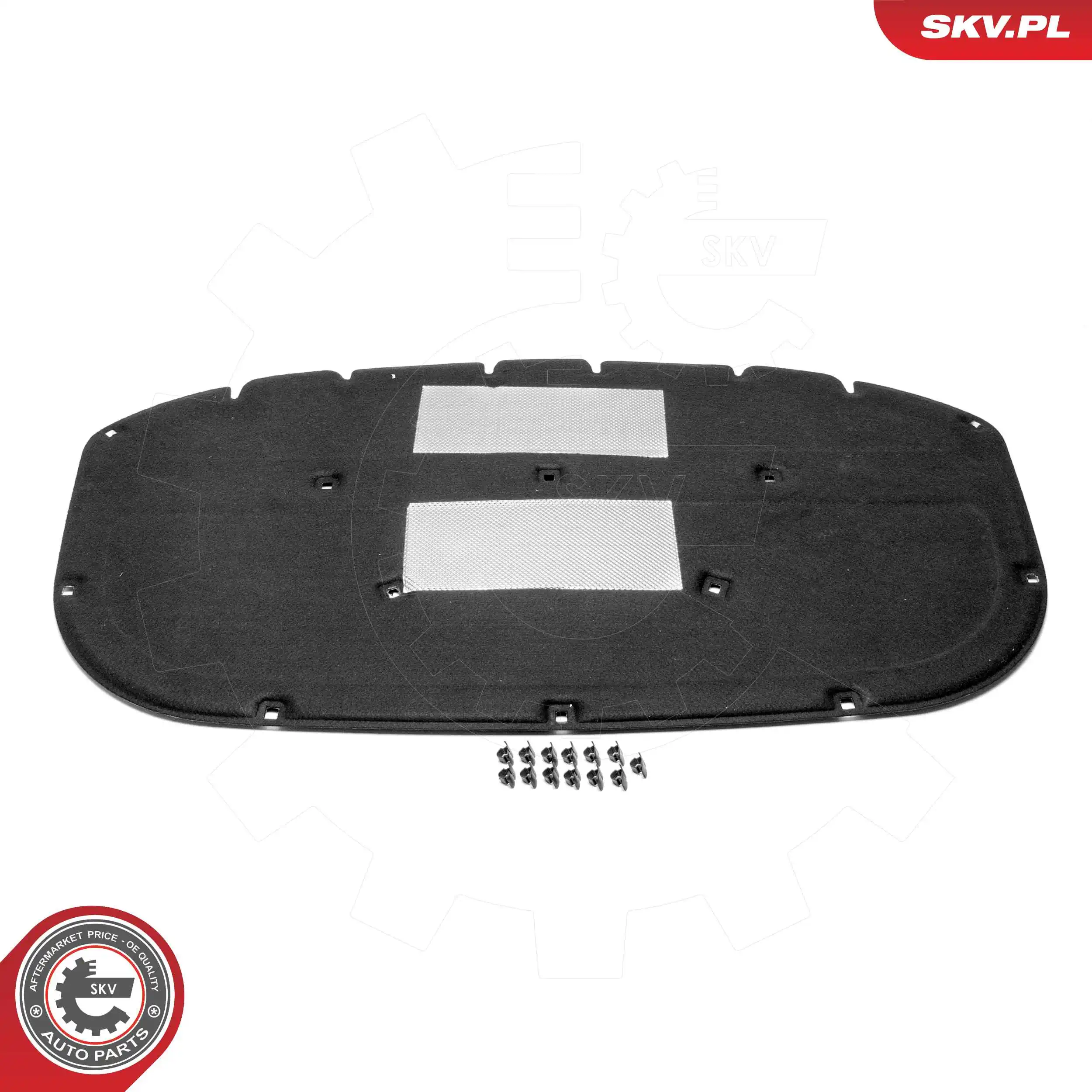 Isolamento de ruído da capota Volkswagen Touareg II 7P5, 7P6