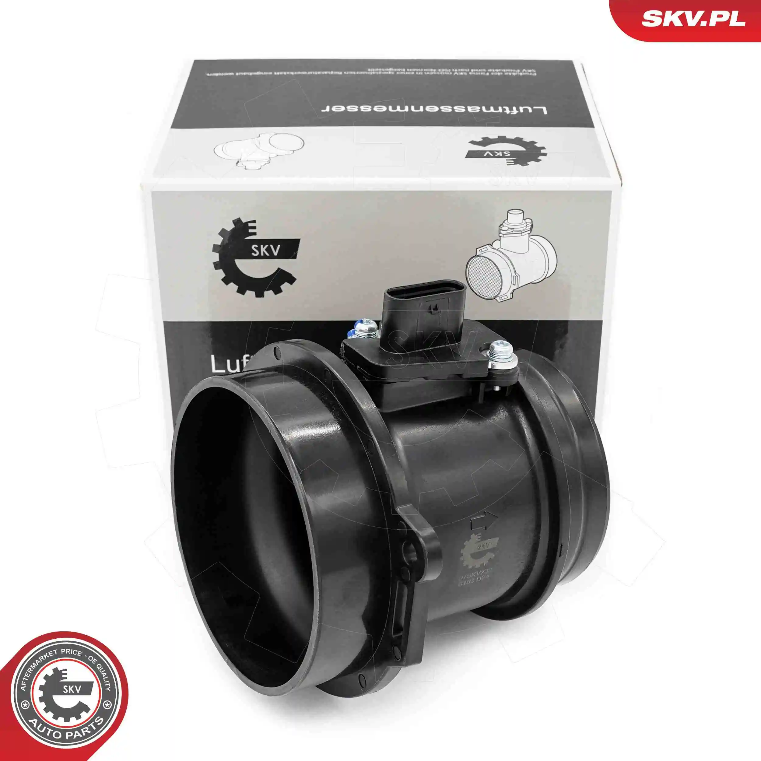 Sensor de fluxo (consumo) de ar, medidor de consumo M.A.F. - (Mass Airflow) 420133471 Porsche