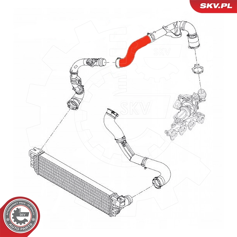 Cano derivado de ar, saída de turbina (supercompressão) Peugeot/Citroen 1688324980 preço, a partir de 71,21 USD