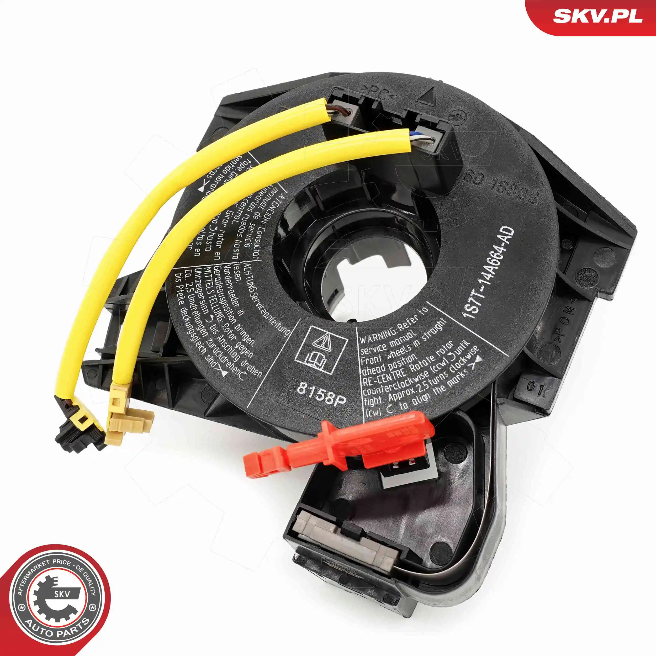 96SKV652 SKV Anel AIRBAG de contato, cabo plano do volante