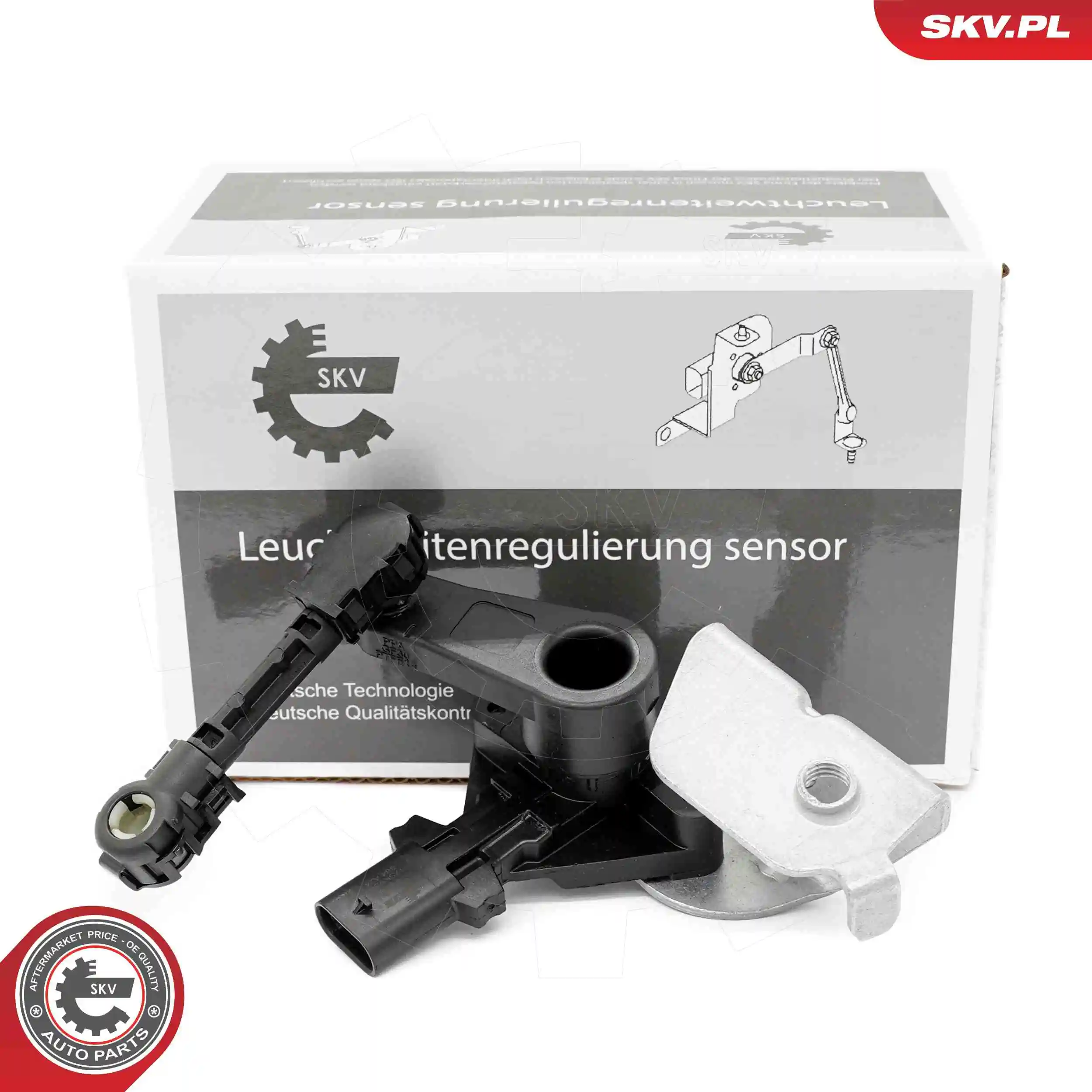 Compre 9817423180 Fiat/Alfa/Lancia Sensor dianteiro direito do nível de posição de carroçaria