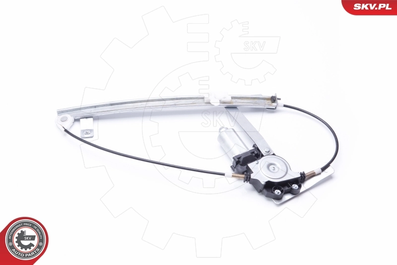  Mecanismo de acionamento de vidro da porta dianteira esquerda Fiat Uno hatchback (146A) (1983 - 1996) 