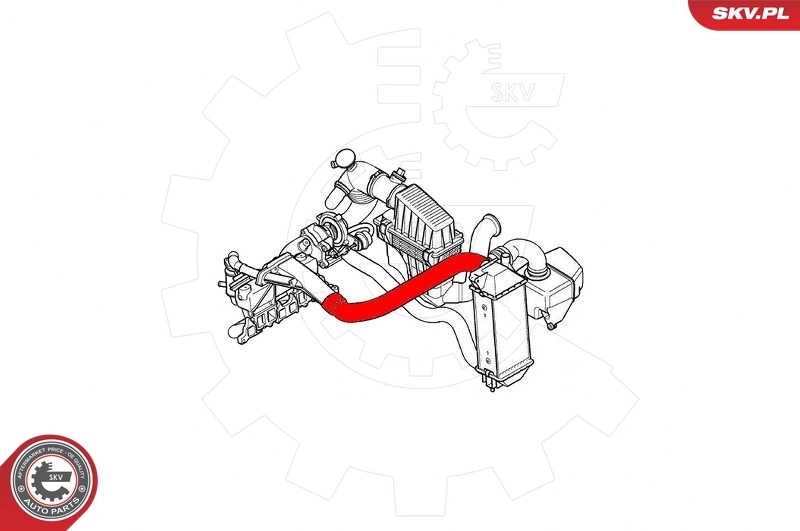 Mangueira (cano derivado) de intercooler SKV 24SKV795 preço, a partir de 47,30 USD