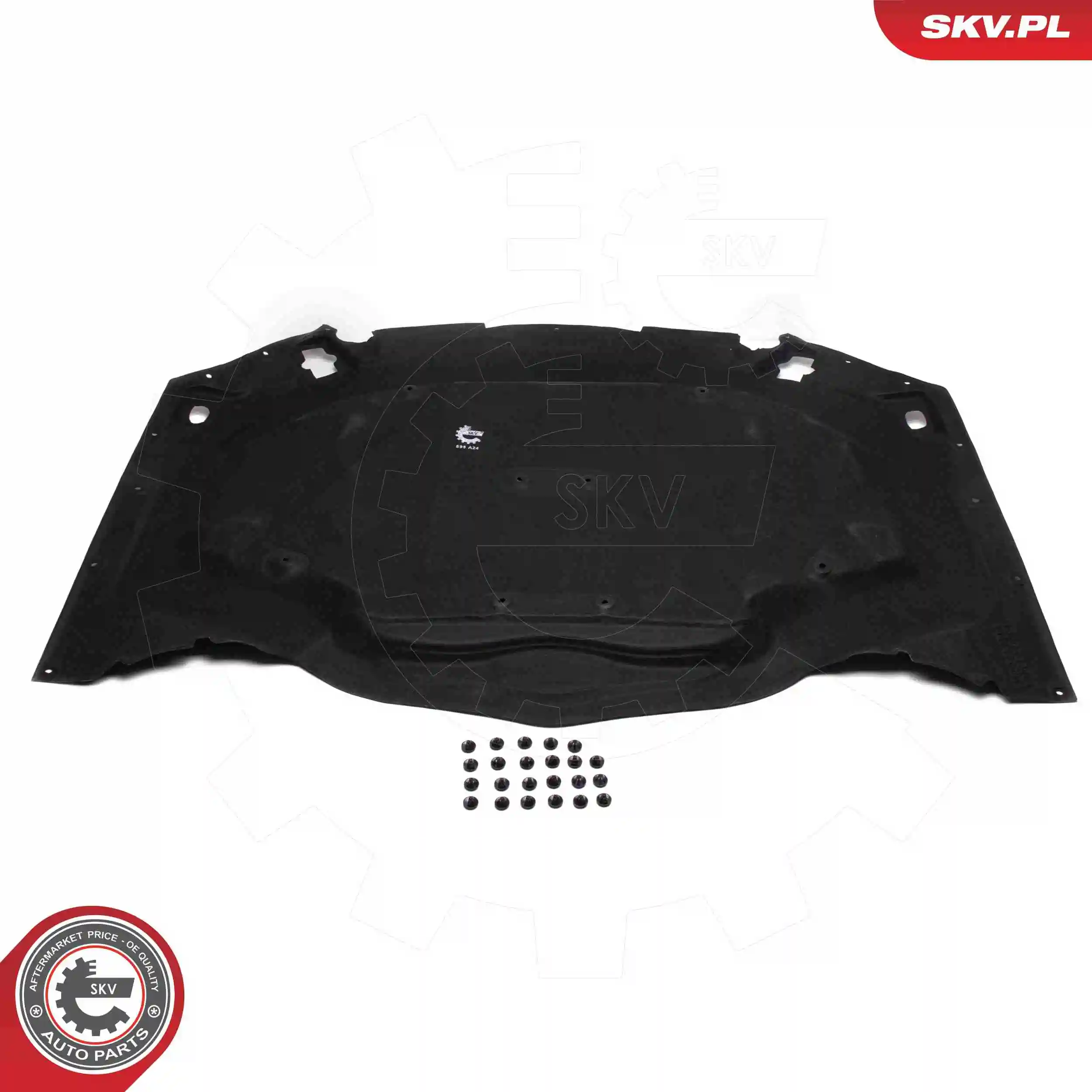  Isolamento de ruído da capota Mercedes S sedan (W221) (2005 - 2013) 