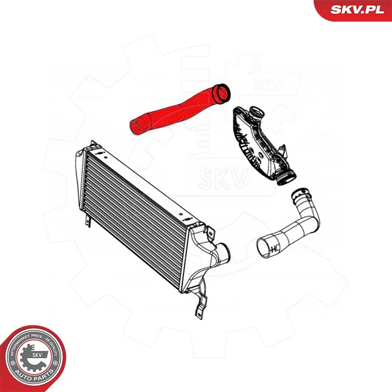 Compre 54SKV096 SKV Mangueira (cano derivado) de intercooler