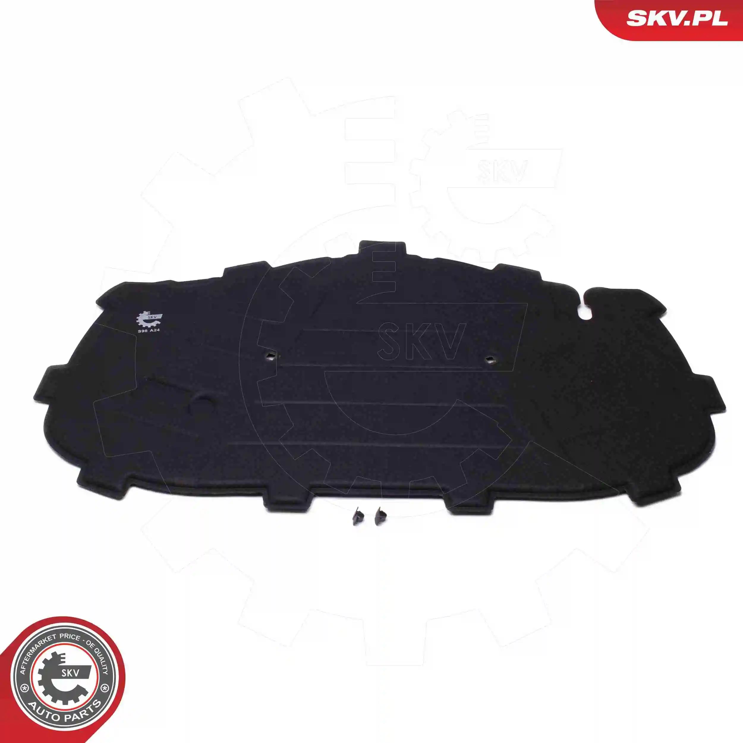  Isolamento de ruído da capota Audi A3 sedan (8VS, 8VM) (2013 - 2020) 