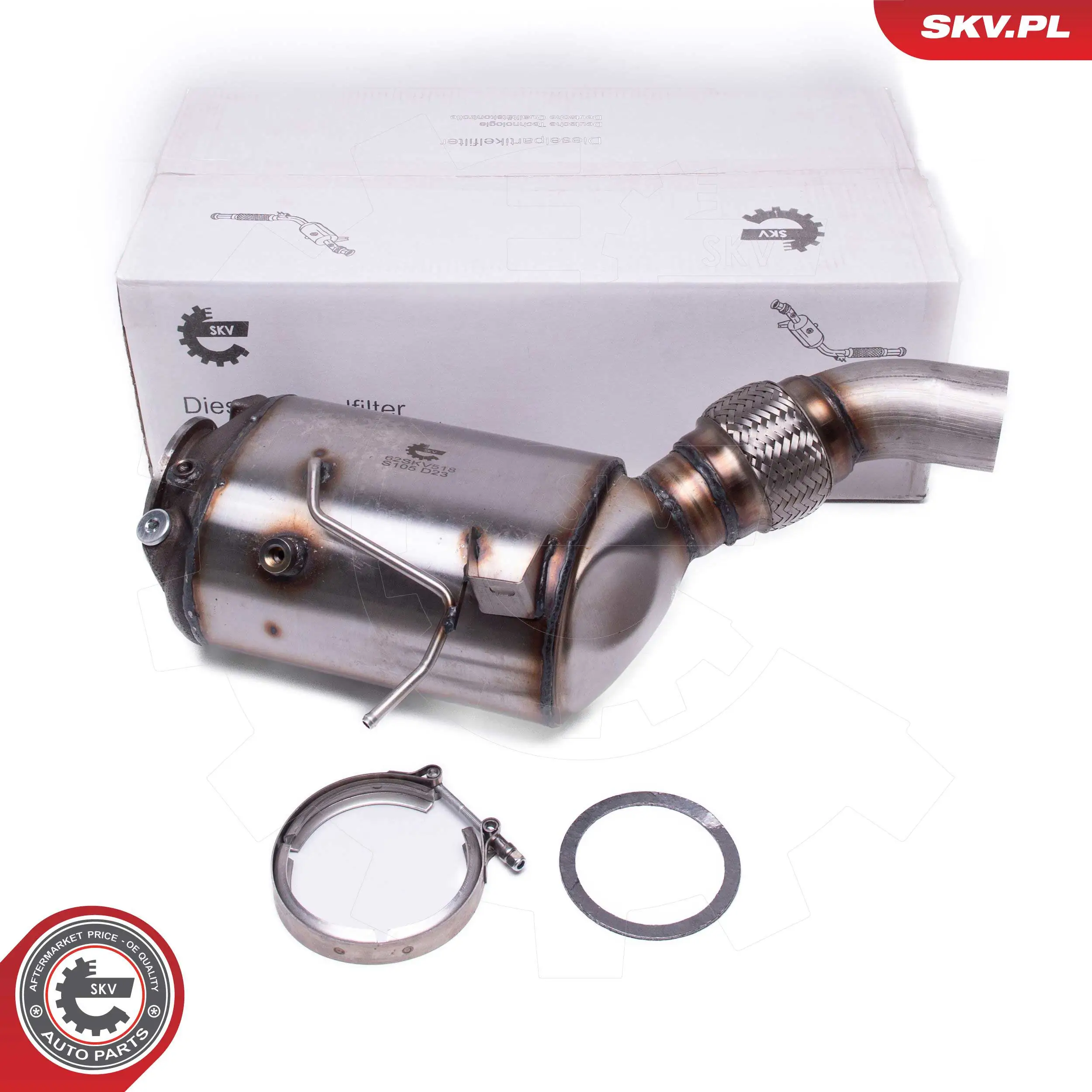 Filtro de partículas do sistema dos gases de escape para BMW 5 E60