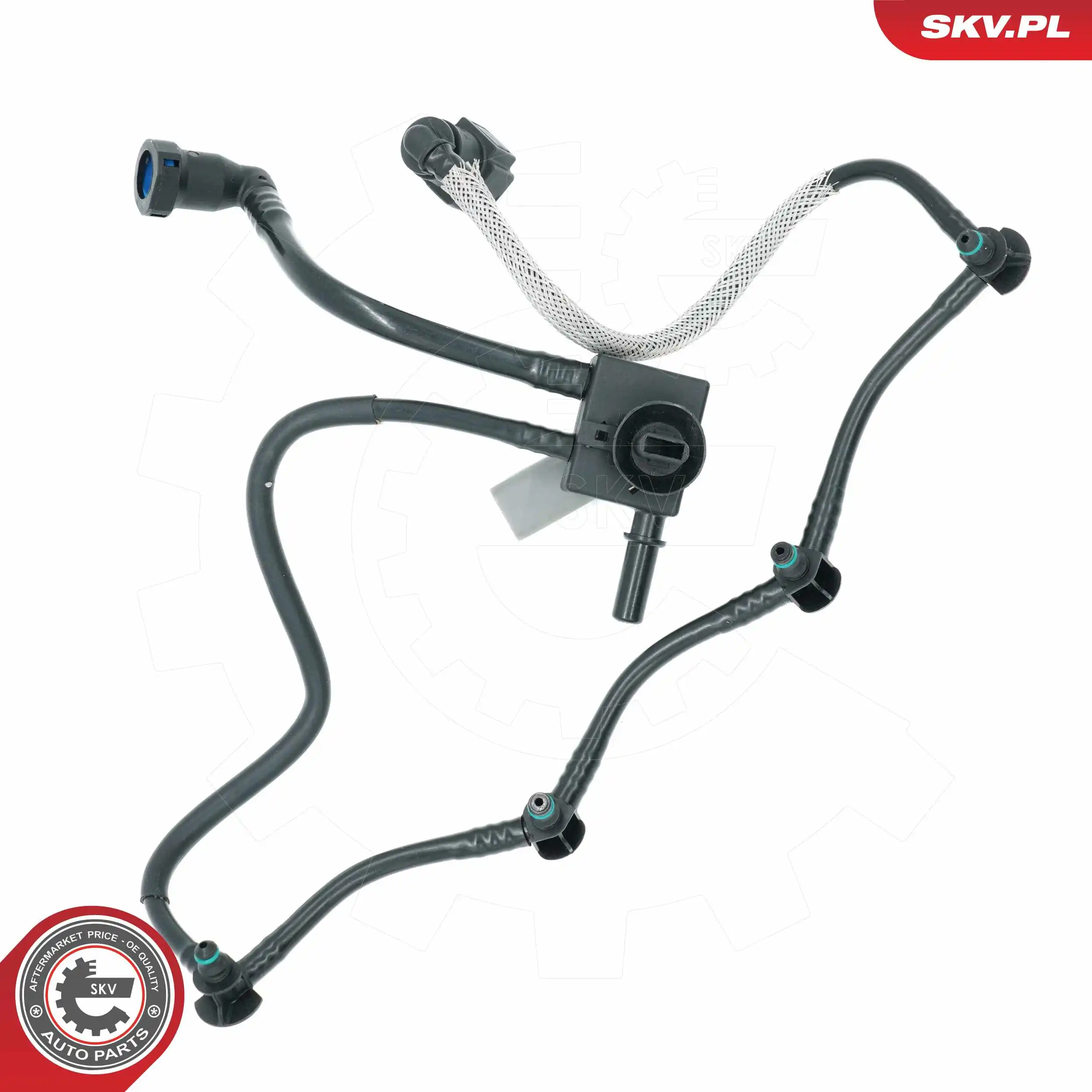 Tubo de combustível, inverso desde os injetores V461876 VEMO/Vaico