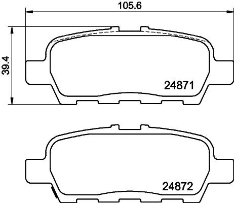 Sapatas do freio traseiras de disco Suzuki 5580077K05000 preço, a partir de 21,84 USD