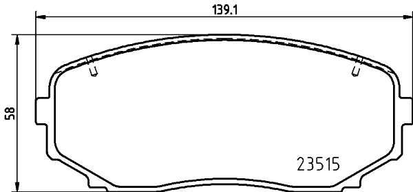 Compre K05072216AA Fiat/Alfa/Lancia Sapatas do freio dianteiras de disco