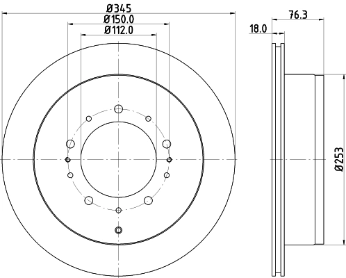 Compre Disco do freio traseiro Toyota Land Cruiser 