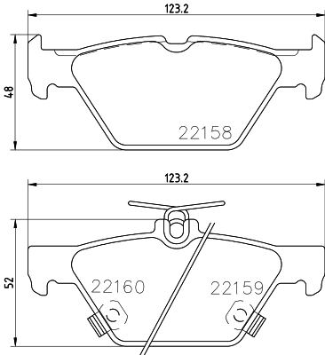 Sapatas do freio traseiras de disco Subaru Outback preço, a partir de 34,61 USD