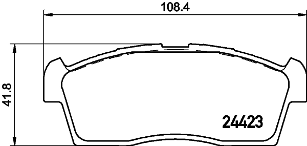  Sapatas do freio dianteiras de disco Honda Civic III hatchback (AL, AJ, AG, AH) (1983 - 1987) III