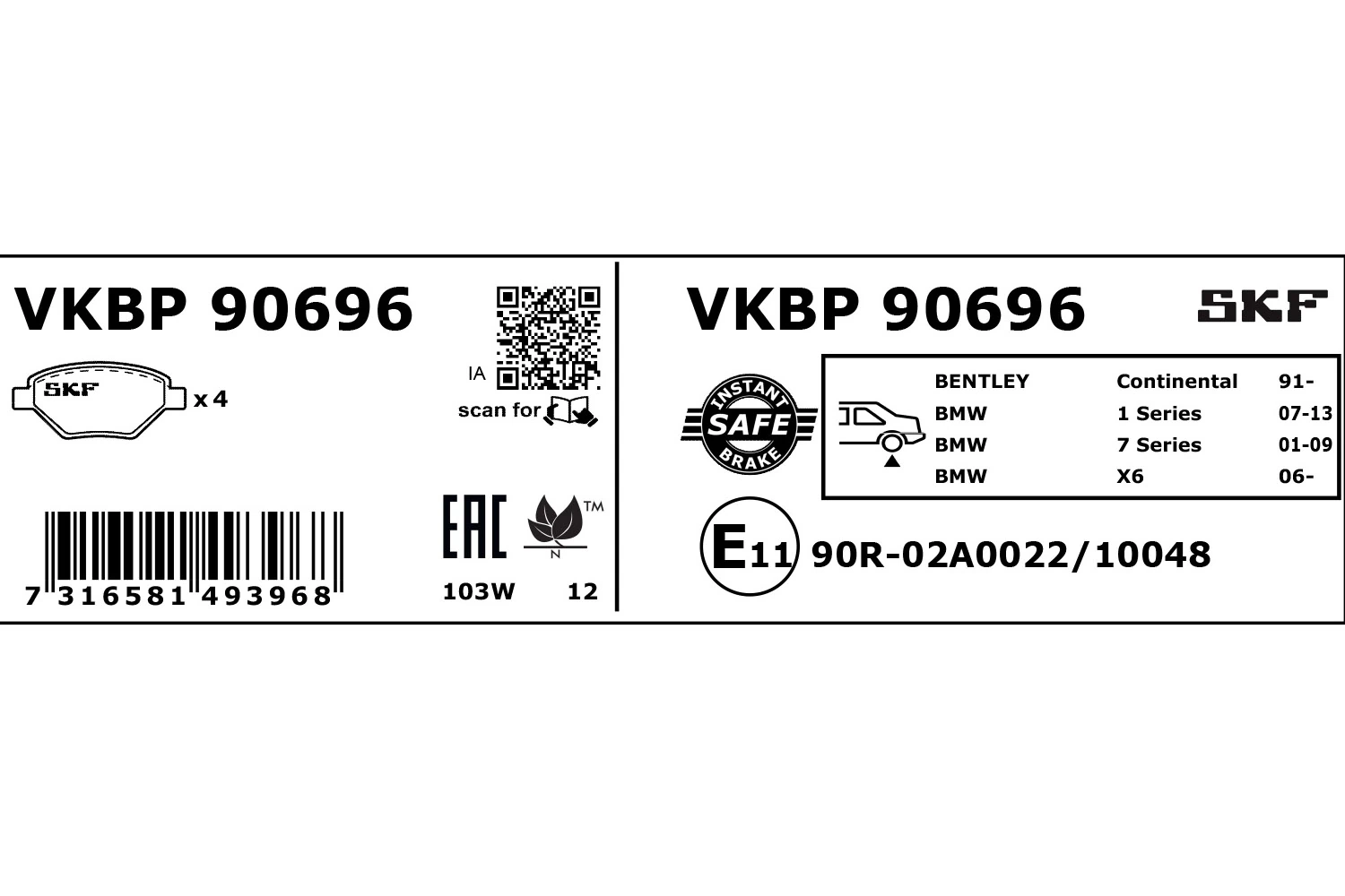 VKBP90696 SKF