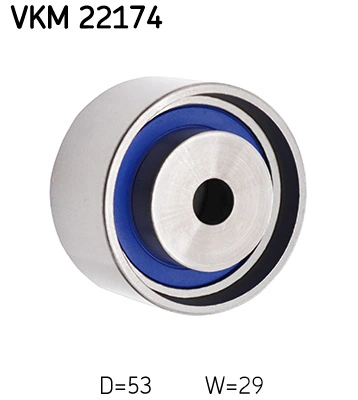 VKM22174 SKF Rolo parasita da correia do mecanismo de distribuição de gás