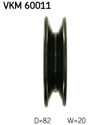 Compre VKM60011 SKF Rolo de reguladora de tensão da correia de transmissão