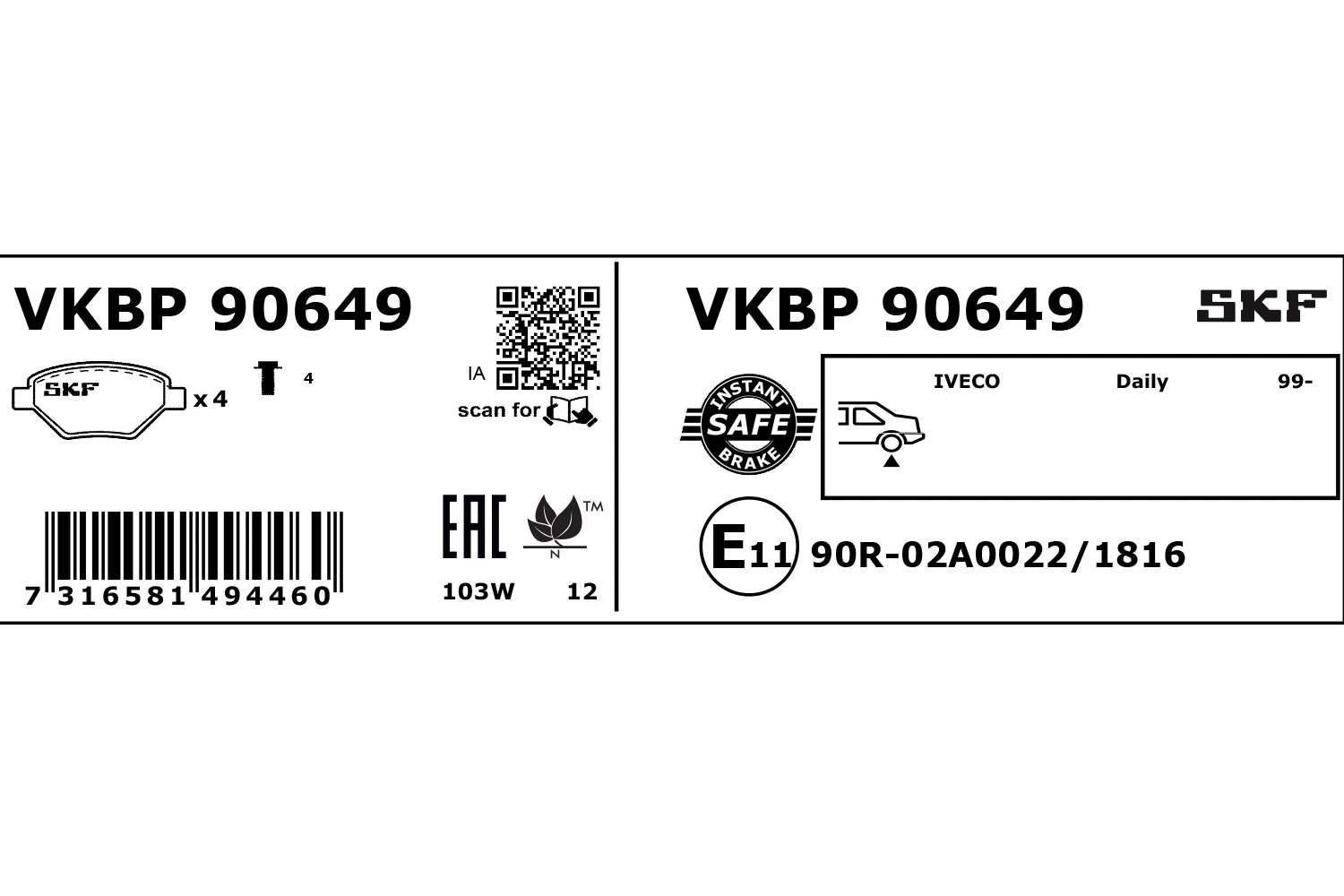 VKBP90649 SKF