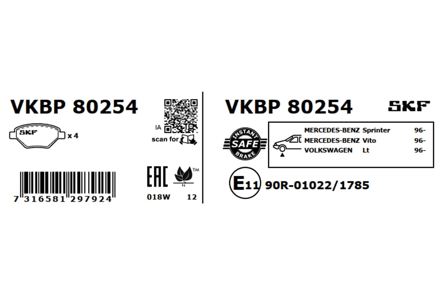 VKBP80254 SKF