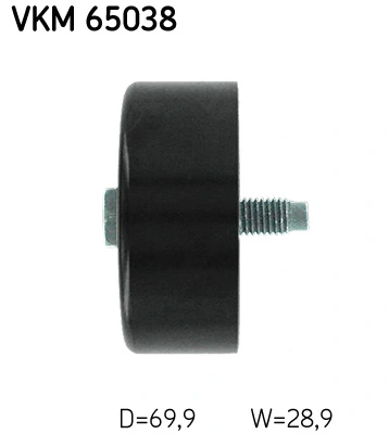 Rolo parasita da correia de transmissão SKF VKM65038 preço, a partir de 16,97 USD