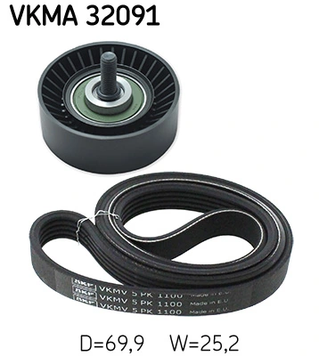 Correia dos conjuntos de transmissão, kit para Fiat Ducato II 230L