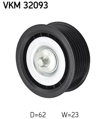 VKM32093 SKF Rolo parasita da correia de transmissão