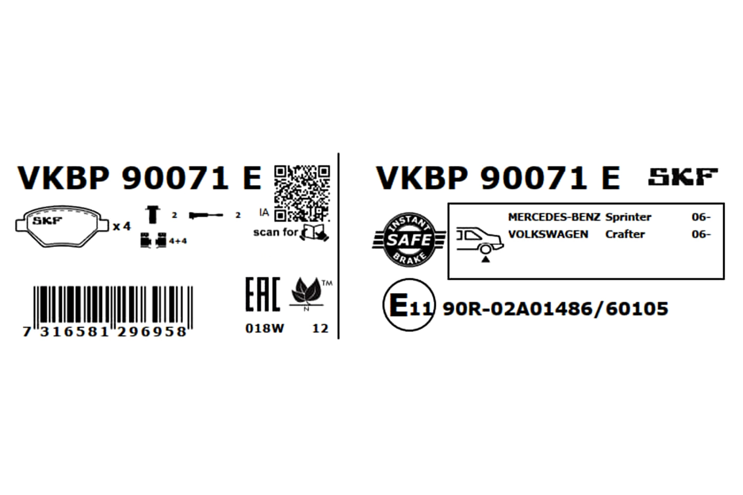 VKBP90071E SKF